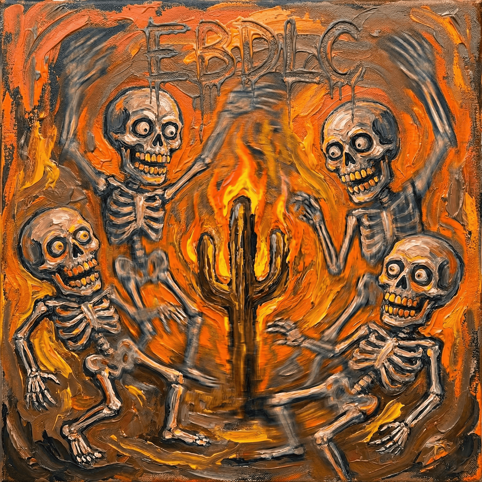 Portada del EP El Baile de las Calacas